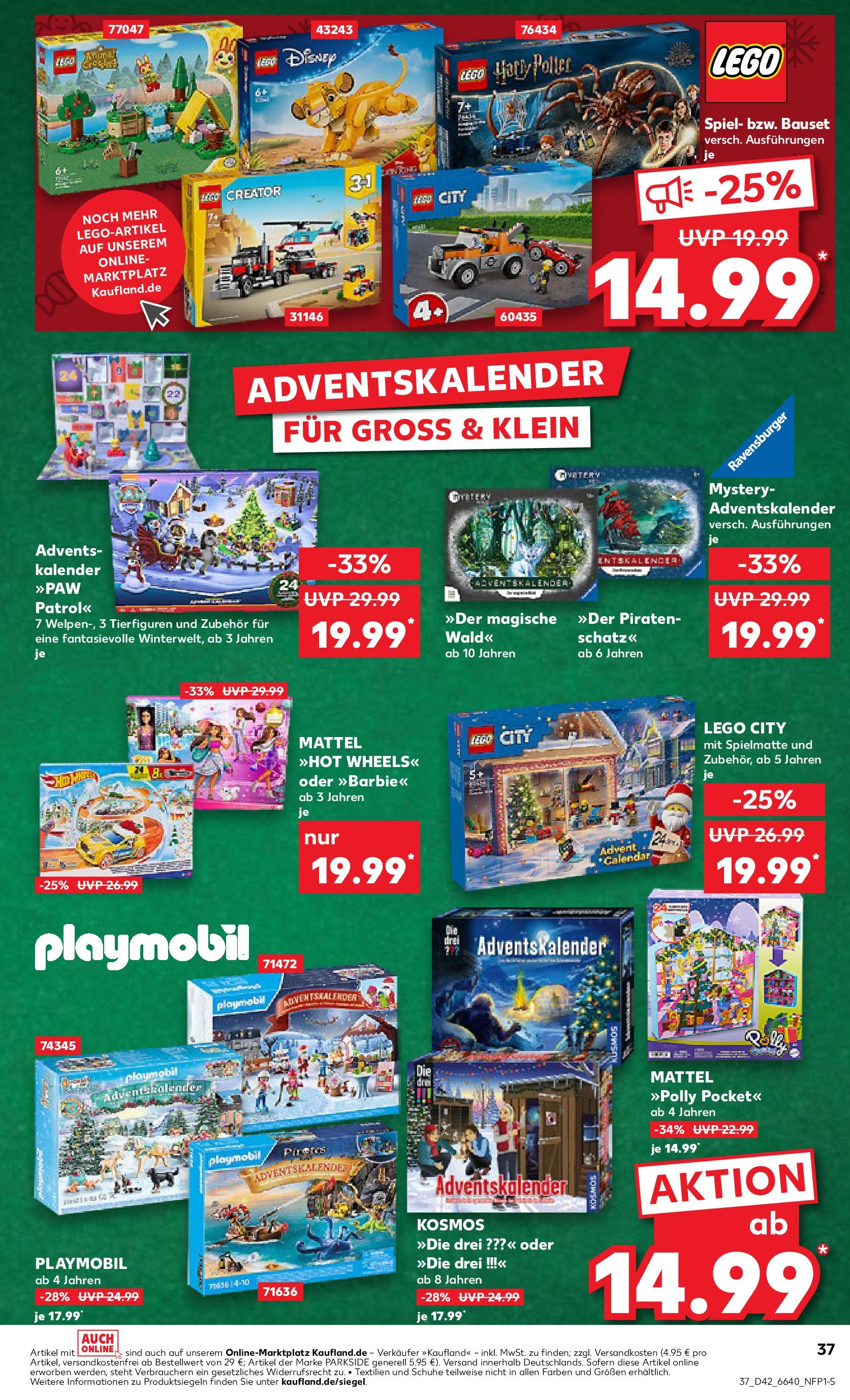 Kaufland - Baden-Württemberg  (ab 17.10.2024) » Angebote Online zum Blättern | Seite: 37 | Produkte: Spiel