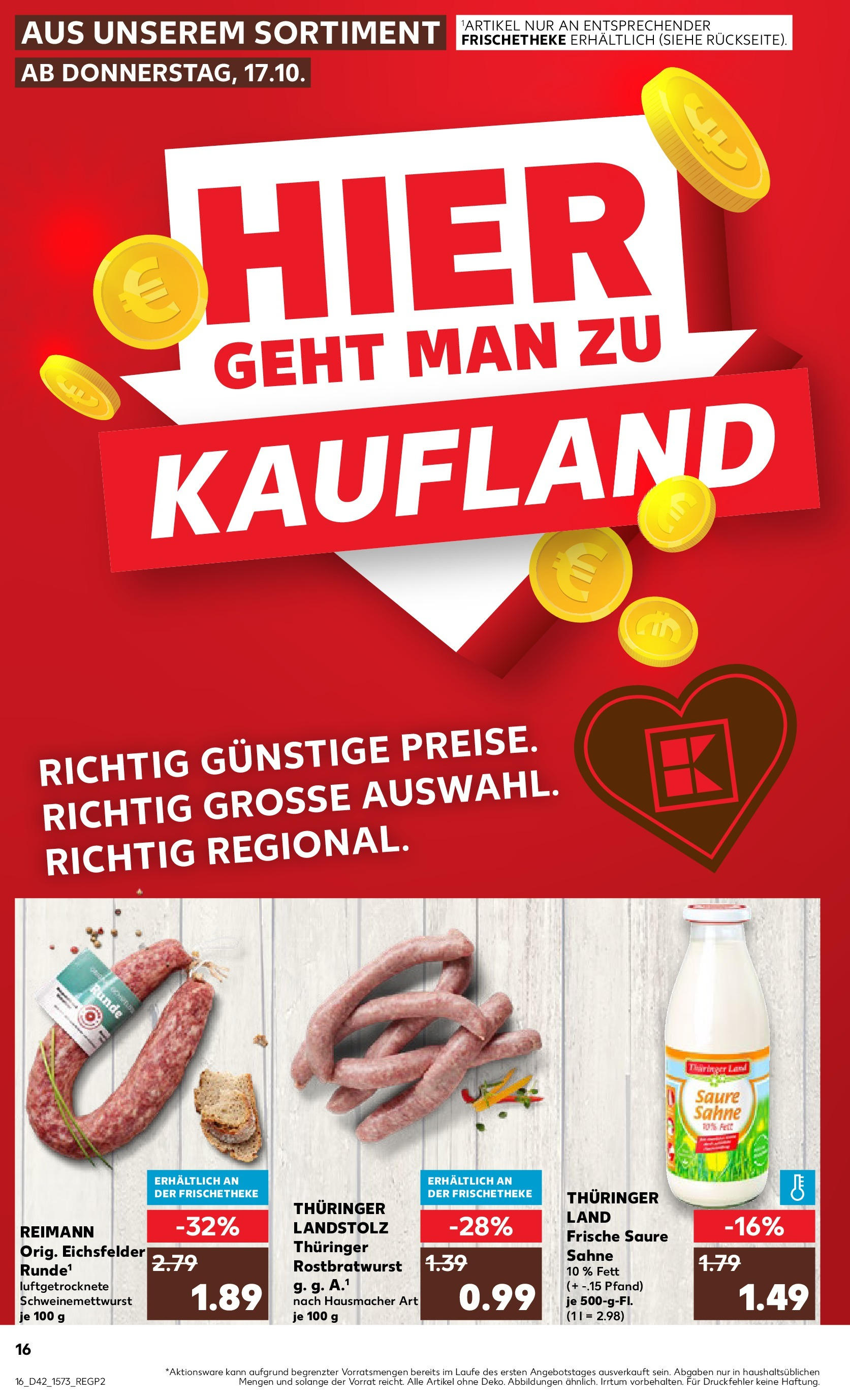 KAUFLAND Prospekt ab 17.10.2024 zum Blättern > Thüringen