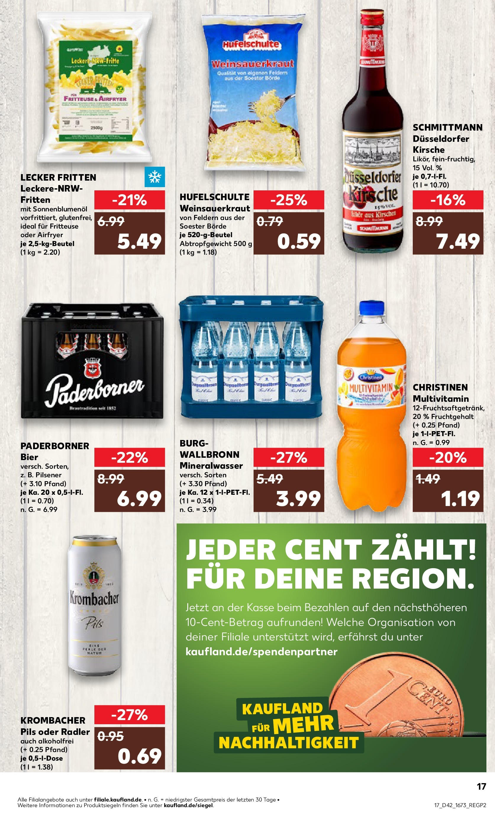 Kaufland - Nordrhein - Westfalen  (ab 17.10.2024) » Angebote Online zum Blättern | Seite: 2 | Produkte: Milch, Milkana, Mozzarella, Iglo