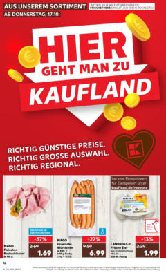 Vorschau von dem Prospekt des Geschäftes Kaufland, gültig ab dem 17.10.2024