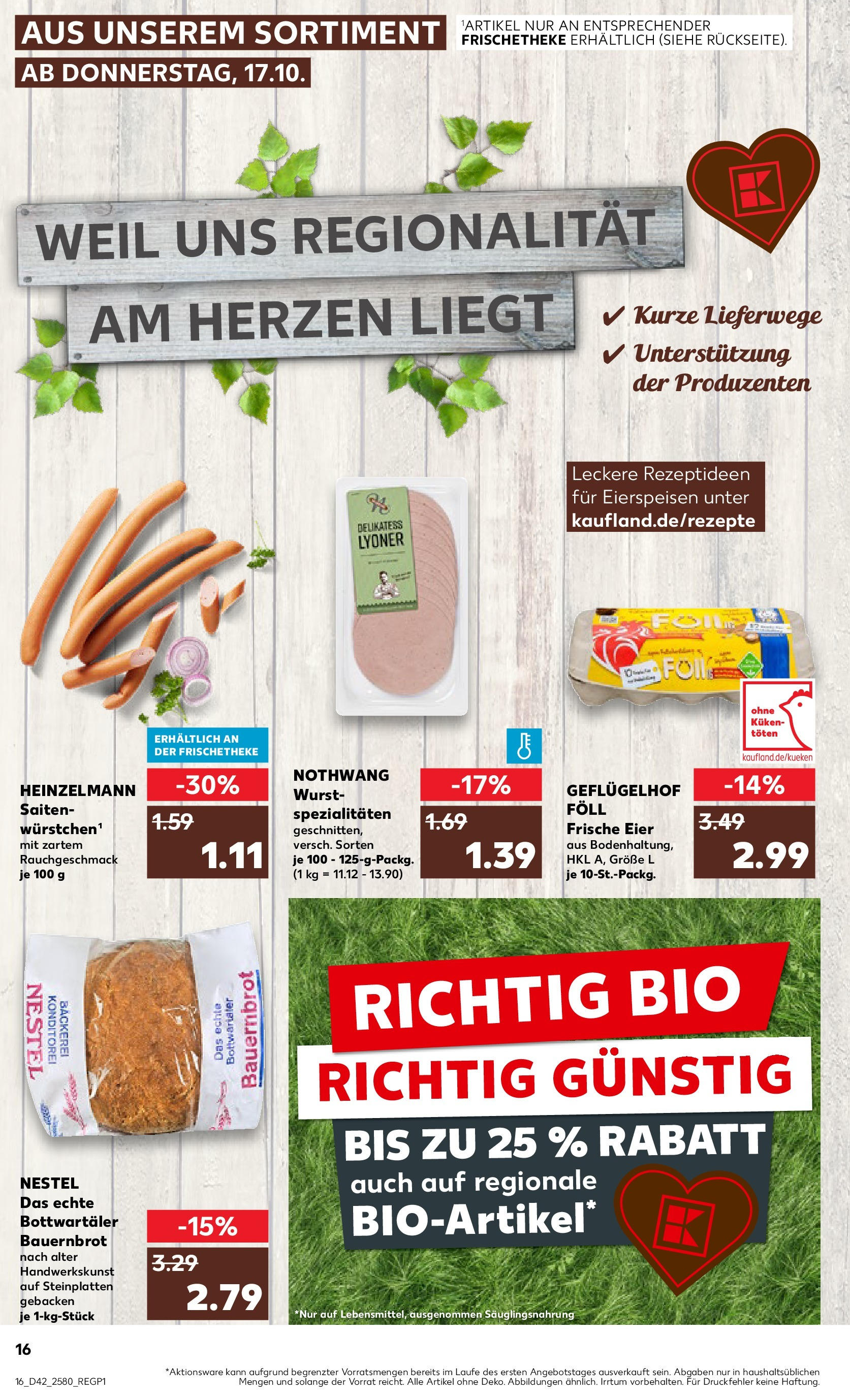 Kaufland - Baden-Württemberg  (ab 17.10.2024) » Angebote Online zum Blättern | Seite: 1 | Produkte: Musli, Lenor, Mohren, Pizza