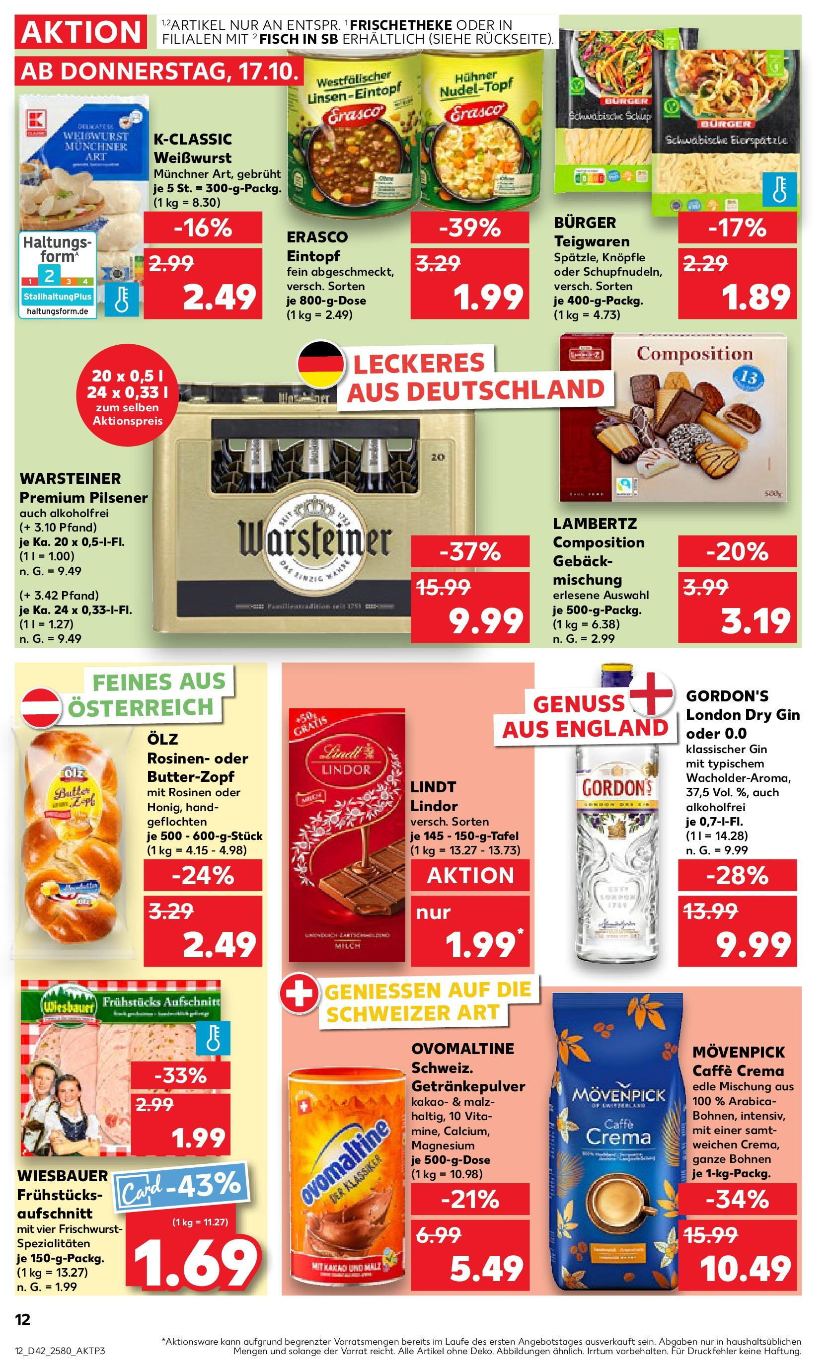 Kaufland - Baden-Württemberg  (ab 17.10.2024) » Angebote Online zum Blättern | Seite: 14 | Produkte: Haribo, Cola, Smarties, Ketchup