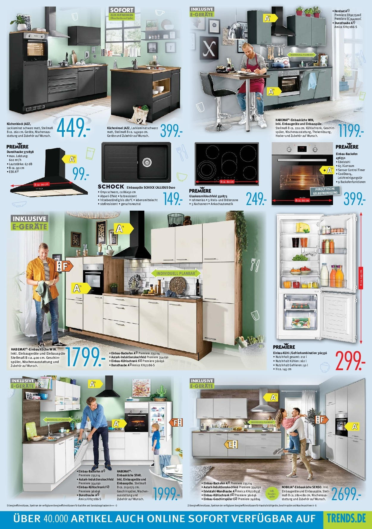 Trends Prospekt 	 (ab 12.10.2024) zum Blättern | Seite: 11 | Produkte: Einbauküche, Hocker, Backofen, Kuchen