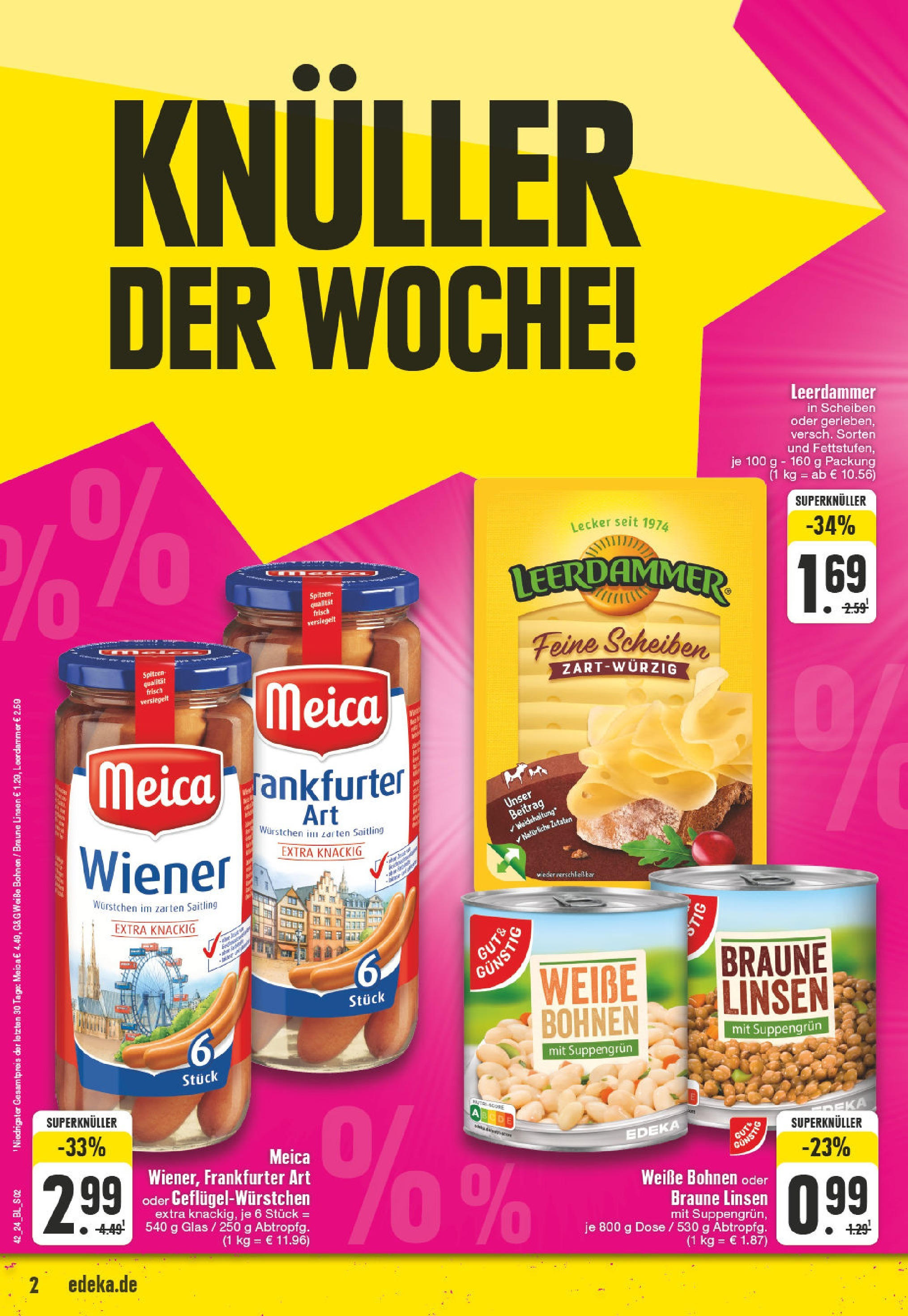 Edeka - Dorsten, An Der Seikenkapelle 2 (ab 14.10.2024) » Angebote Online | Seite: 2 | Produkte: Leerdammer, Meica