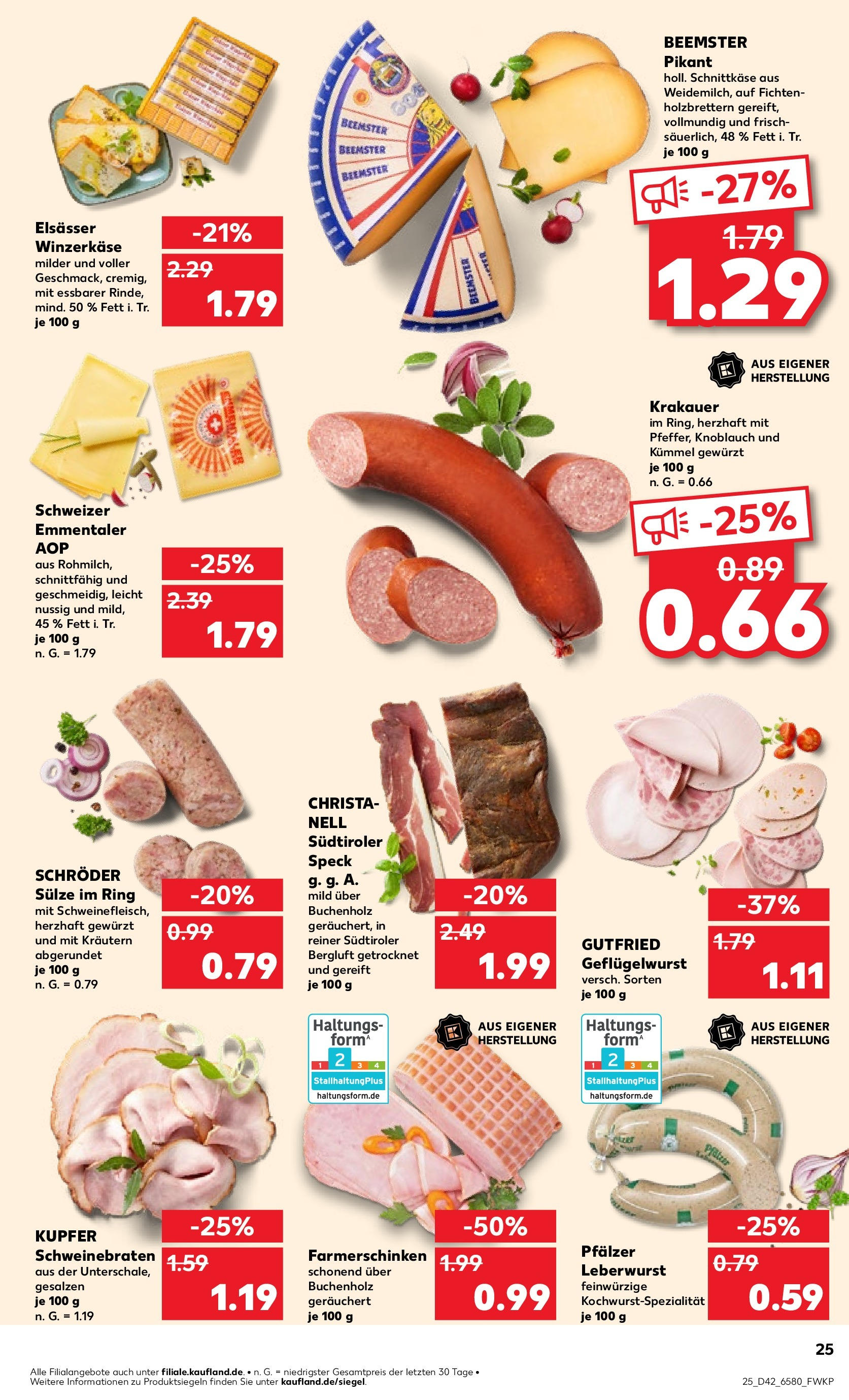 Kaufland - Hamburg (ab 17.10.2024) » Angebote Online zum Blättern | Seite: 29 | Produkte: Bäckerei, Baguette, Wurst, Salami