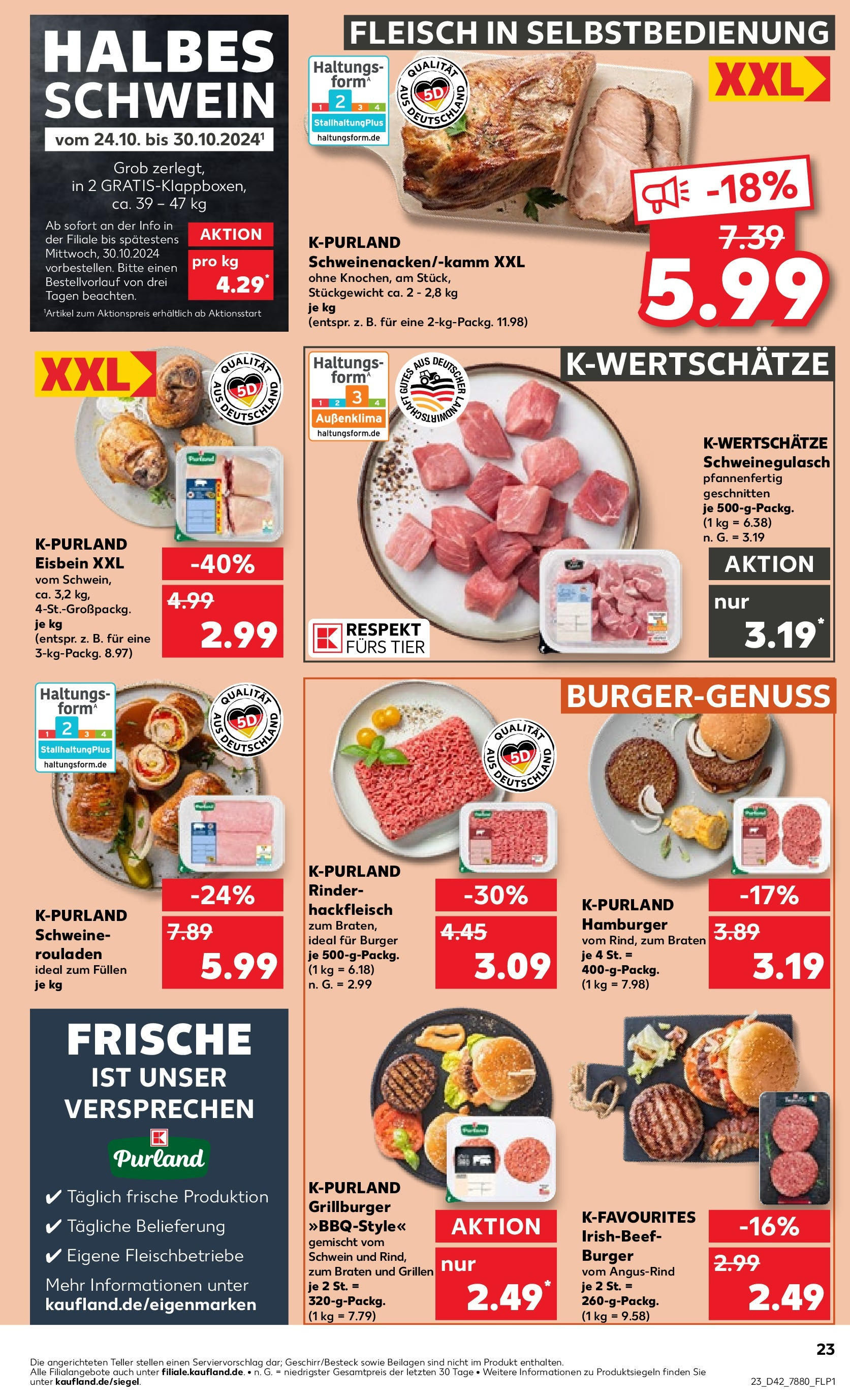 Kaufland - Hamburg (ab 17.10.2024) » Angebote Online zum Blättern | Seite: 27 | Produkte: Granatapfel, Thunfisch, Pasta, Steak