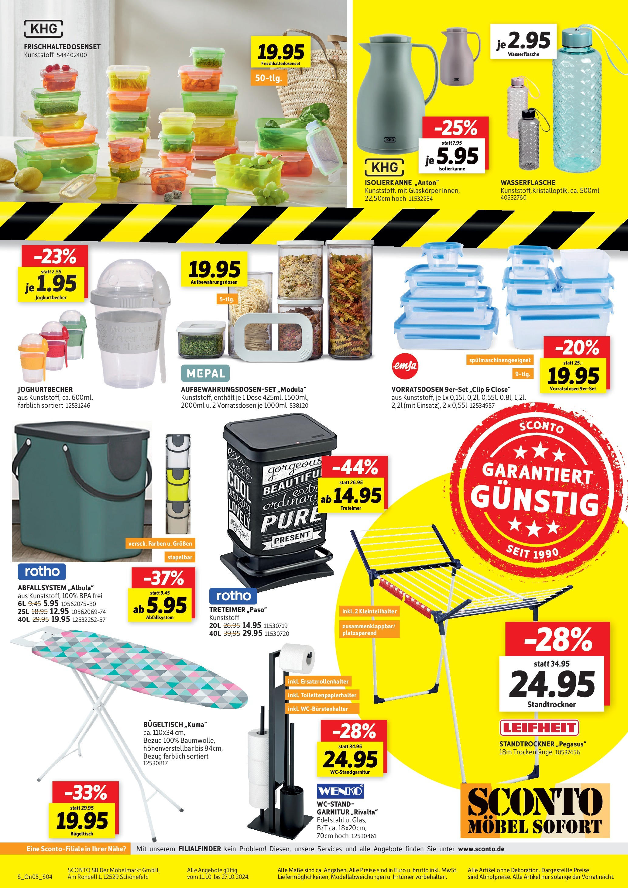 Sconto Aktuelle Angebote (ab 11.10.2024) zum Blättern | Seite: 4 | Produkte: Toilettenpapierhalter