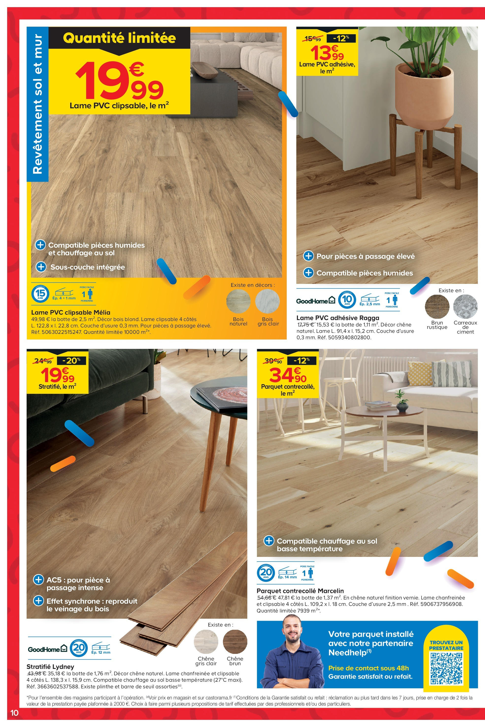 Castorama catalogue à partir du 16/10/2024 - promo en ligne | Page: 10 | Produits: Plinthe, Parquet, Prise