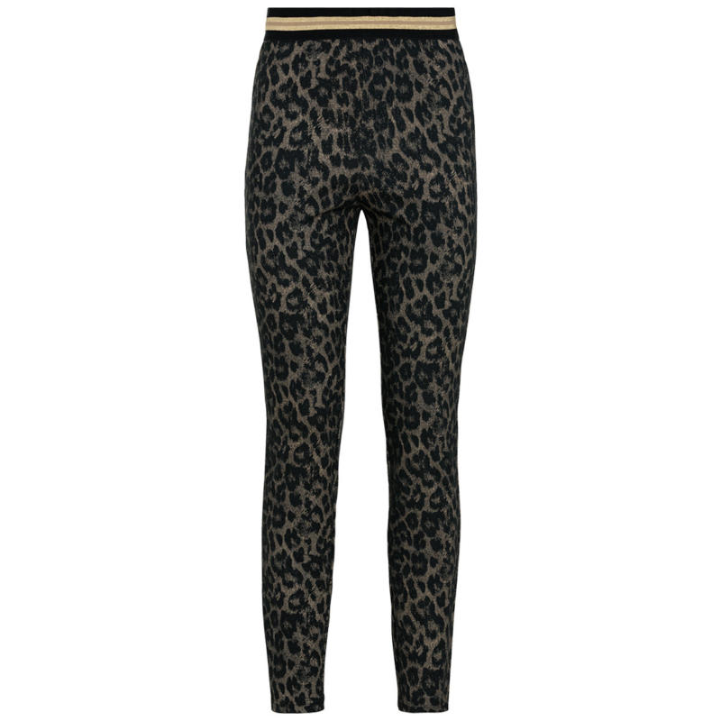 Damen Jeggings mit Leoparden-Muster