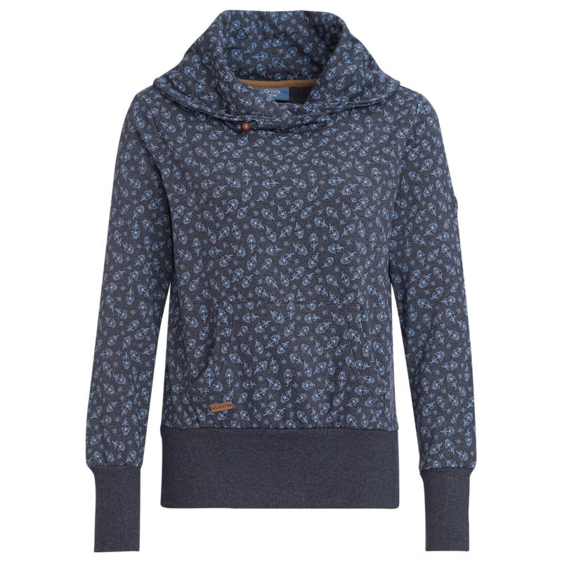 Damen Sweatshirt mit floralem Muster