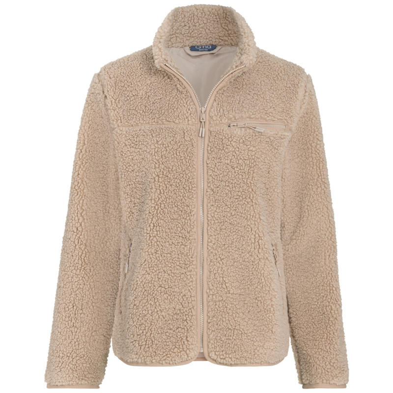 Damen Teddyjacke mit Stehkragen