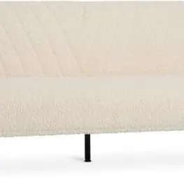 JYSK Canapea extensibilă PARADIS crem plușată