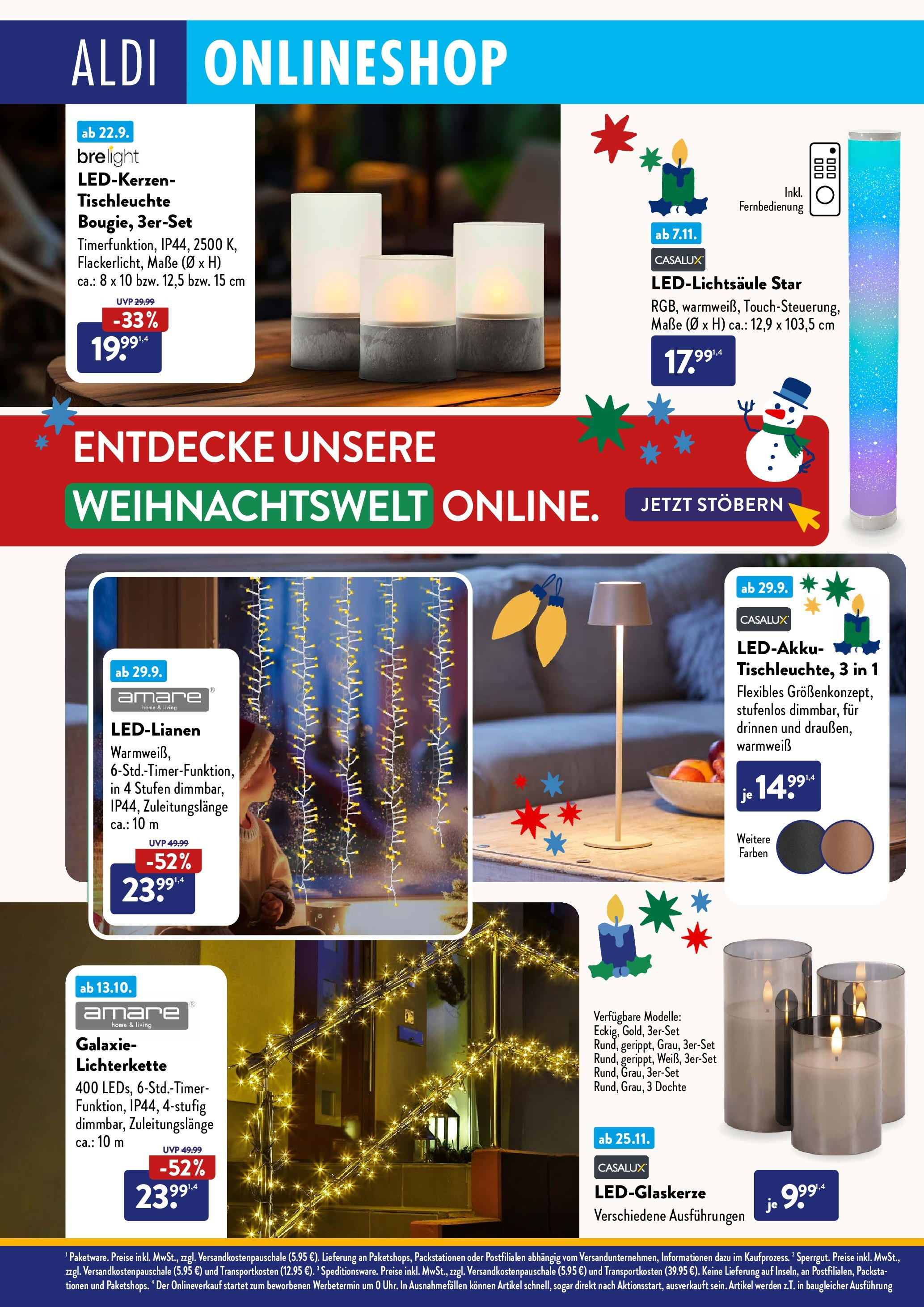 Aldi Weihnachten Deko und Geschenke - Hildburghausen, Coburger Straße 2 (ab 17.10.2024) » Angebote Online | Seite: 38