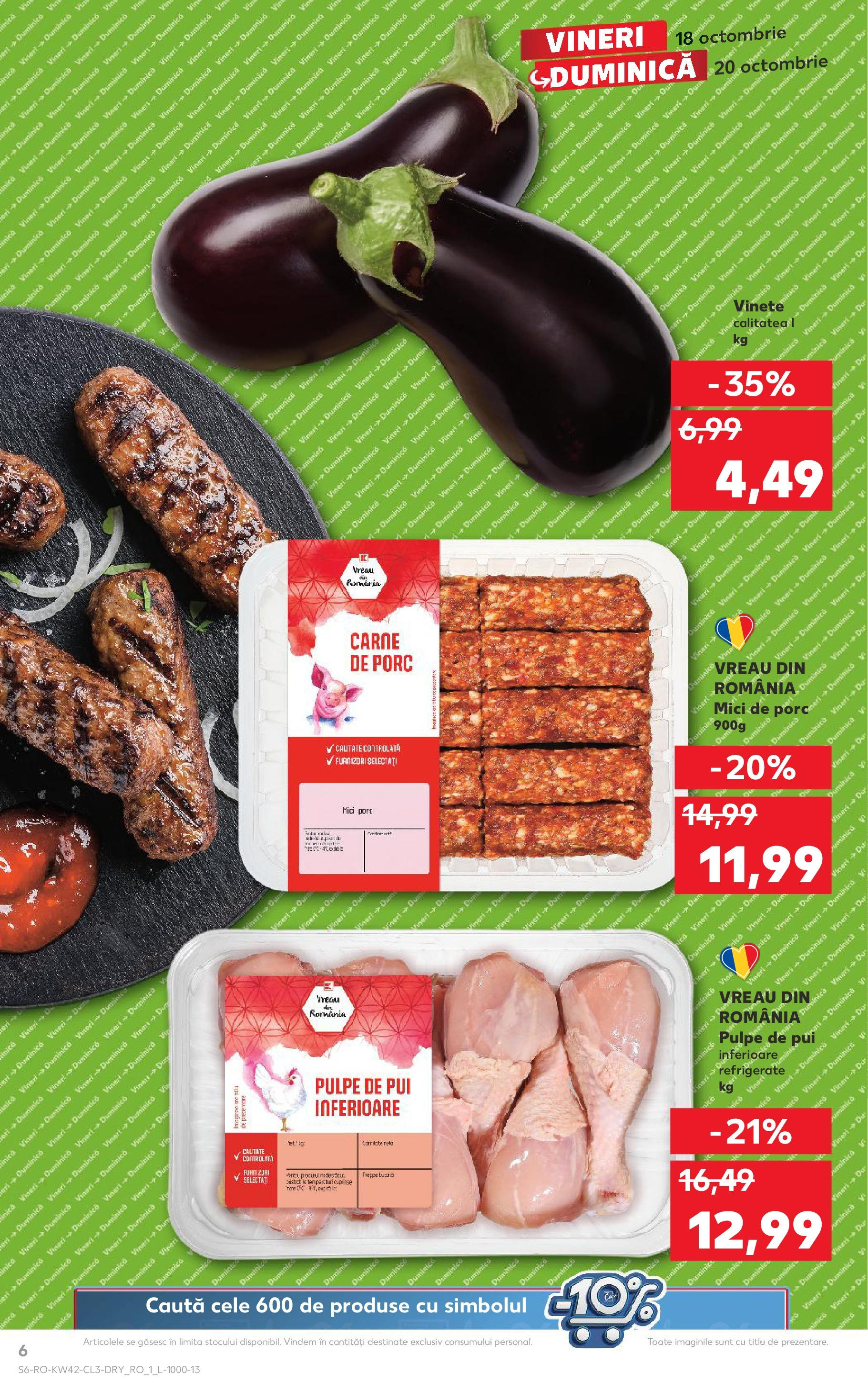 Catalog Kaufland - Târgu Mureş 18.10.2024 - Revista si Oferta | Pagină: 6 | Produse: Duș, Mici, Vin