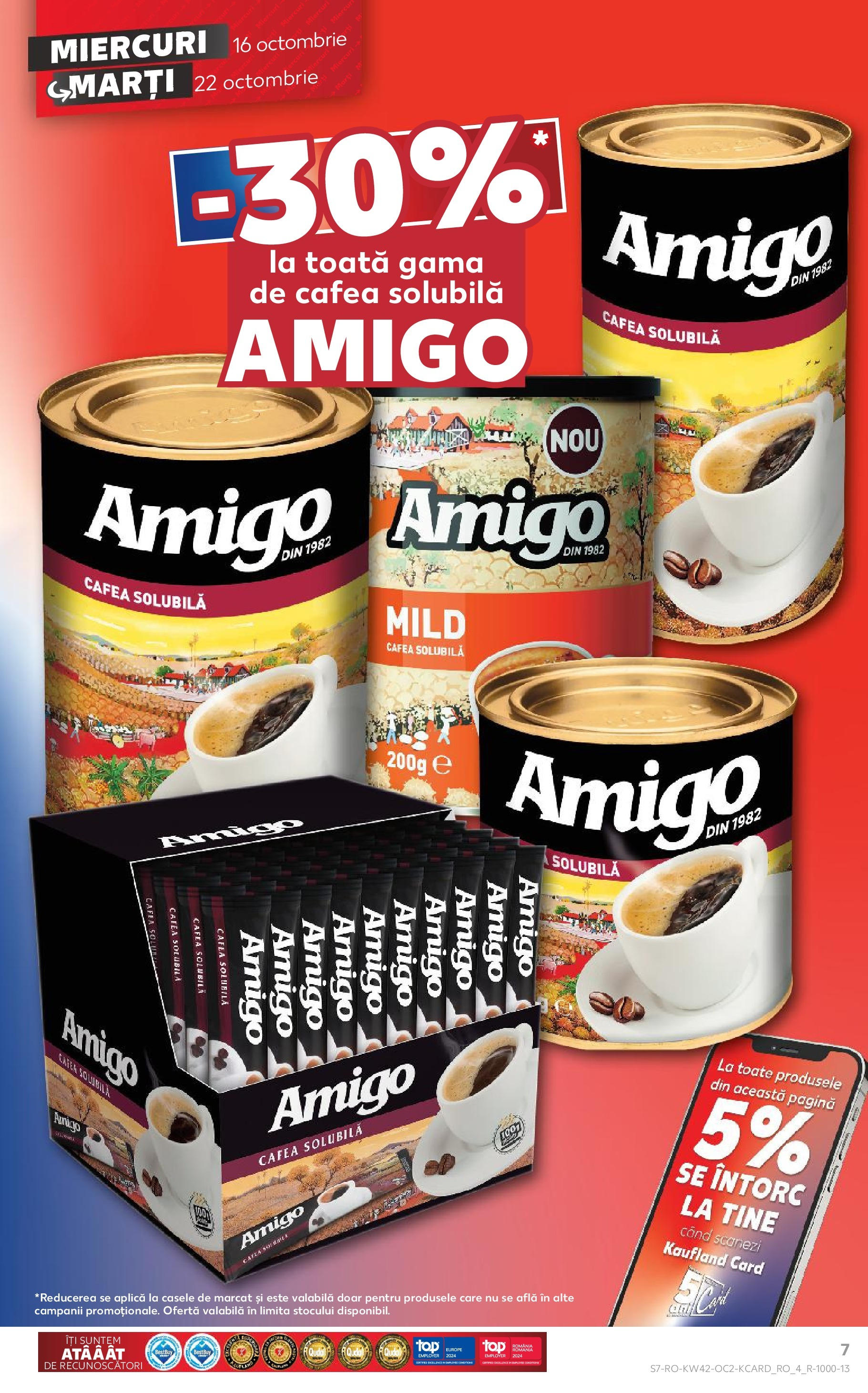 Catalog Kaufland - Târgovişte 16.10.2024 - Revista si Oferta | Pagină: 7 | Produse: Cafea