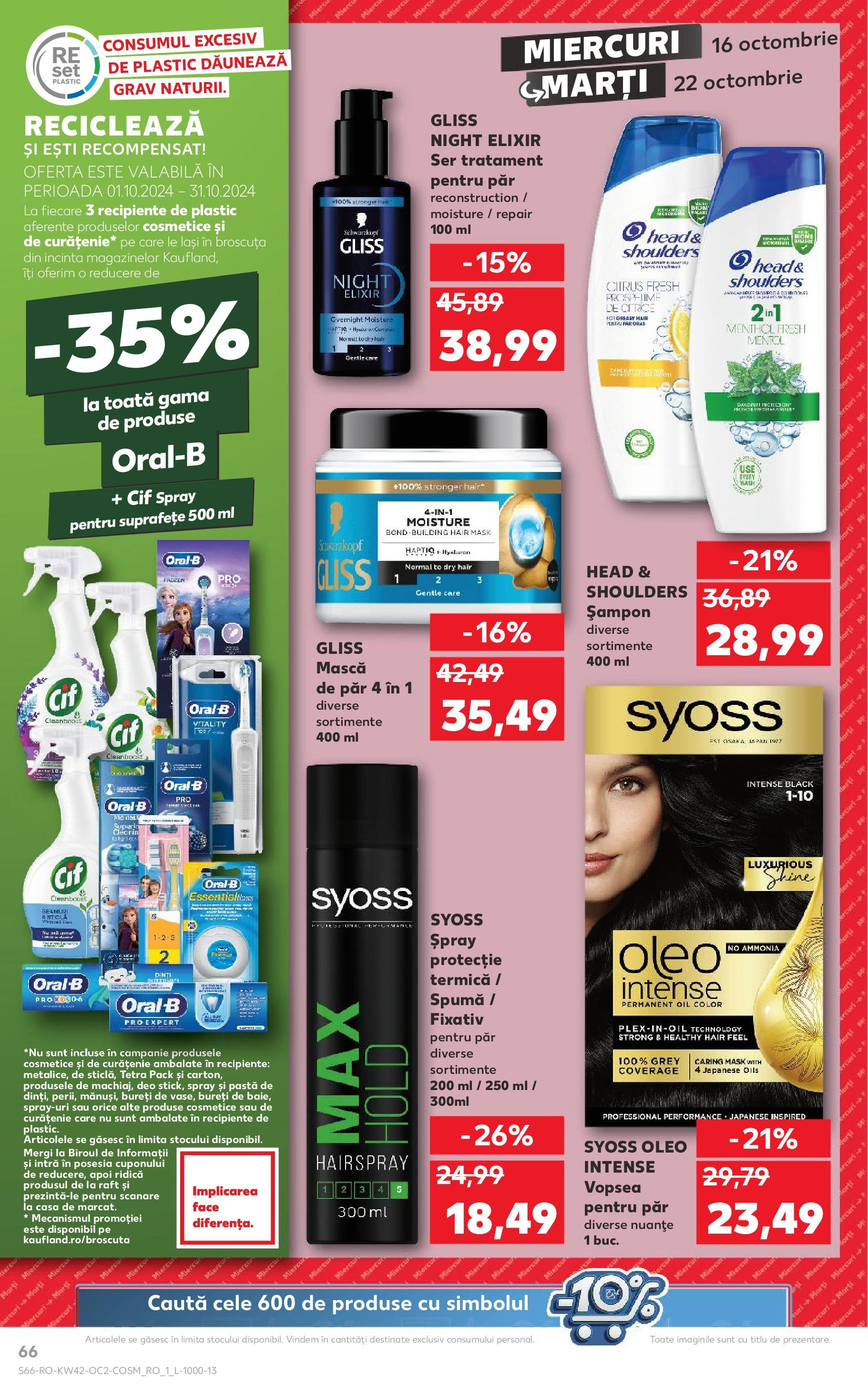 Catalog Kaufland - Bârlad 16.10.2024 - Revista si Oferta | Pagină: 82 | Produse: Elixir, Vopsea, Raft, Fixativ pentru păr