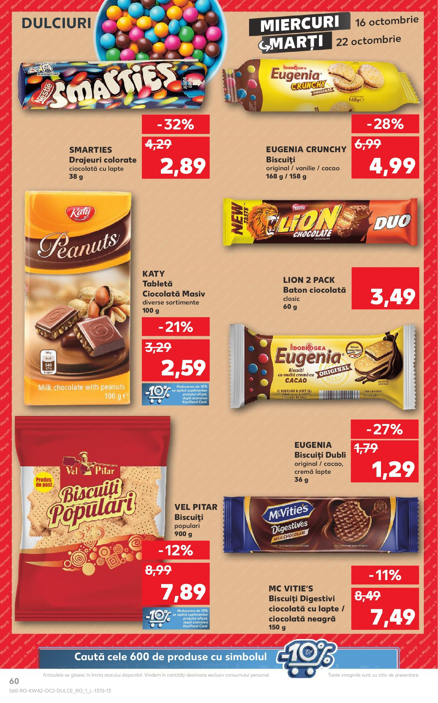 Catalog Kaufland - Pașcani 16.10.2024 - Revista si Oferta | Pagină: 76 | Produse: Lapte, Ciocolată, Cacao, Biscuiți