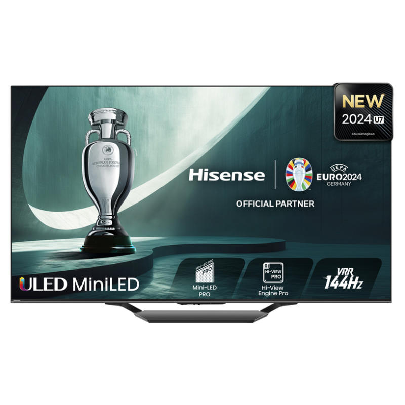 Телевизор HISENSE 55U7NQ 4K Ultra HD LED Mini LED SMART TV, VIDAA, 55.0 ", 139.0 см