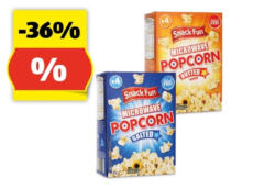 SNACK FUN Mikrowellen Popcorn, 4 x 100 g