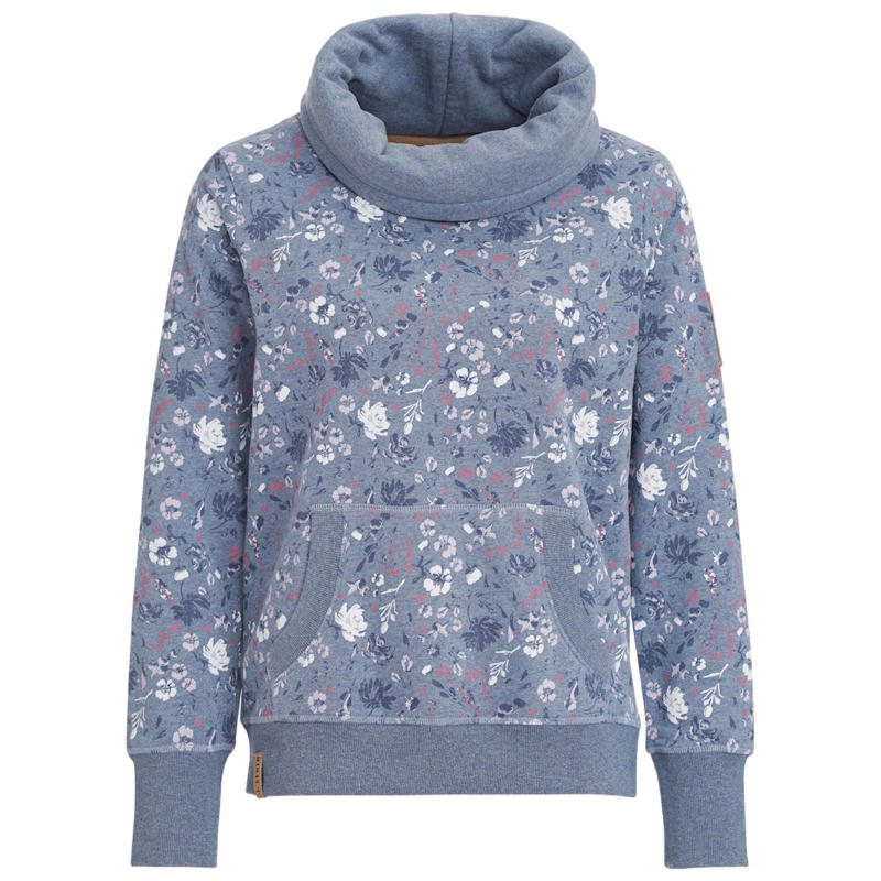 Damen Sweatshirt mit floralem Muster