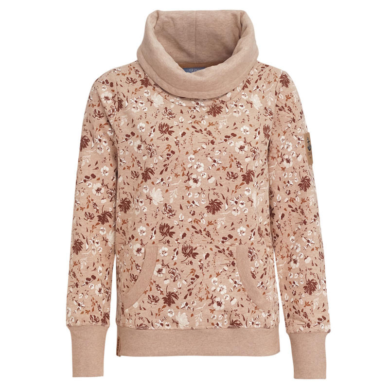 Damen Sweatshirt mit floralem Muster