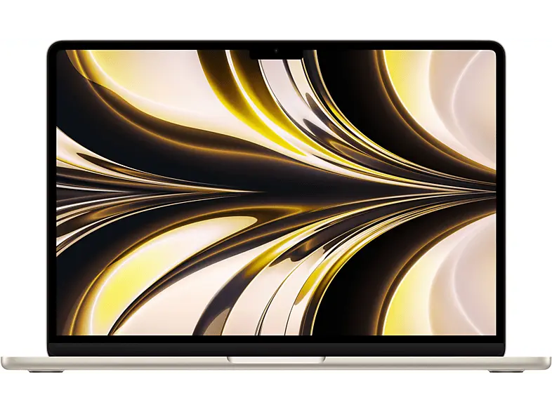 APPLE MacBook Air 13 Zoll, M2 Chip 8-Core und 10-Core GPU, 8GB RAM, 512 SSD, Polarstern (MLY23D/A); Notebook