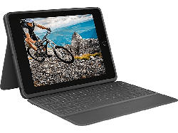 Logitech Rugged Folio - Tastatur und Foliohülle Deutsch für iPad (7. Generation)