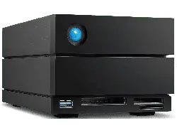 LACIE 16TB Festplatte 2big Dock-V2 USB 3.2 Gen 2, extern, 3.5 Zoll, Schwarz