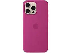 Apple Silikon Case mit MagSafe Backcover, für Apple iPhone 16 Pro Max, Fuchsia; Handyhülle