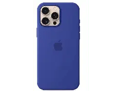 Apple Silikon Case mit MagSafe Backcover, für Apple iPhone 16 Pro Max, Ultramarin; Handyhülle