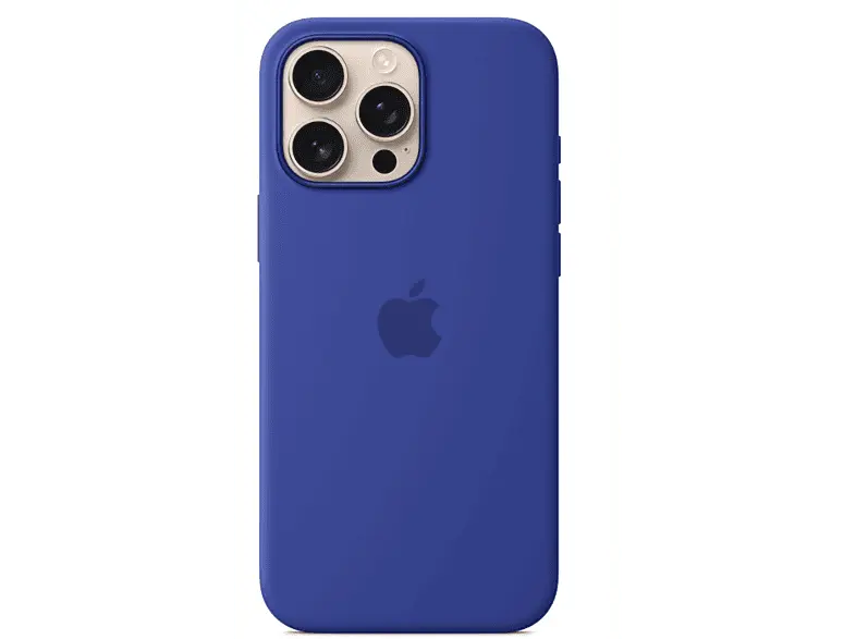 Apple Silikon Case mit MagSafe Backcover, für Apple iPhone 16 Pro Max, Ultramarin; Handyhülle