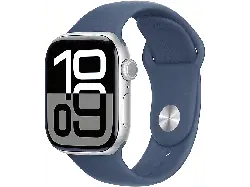 Apple Watch Series 10 GPS 42mm Aluminiumgehäuse, Sportarmband S/M, Silber; Smartwatch