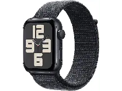 Apple Watch SE 2024 GPS 44mm Aluminiumgehäuse, Tinte Sport Loop, Mitternacht; Smartwatch