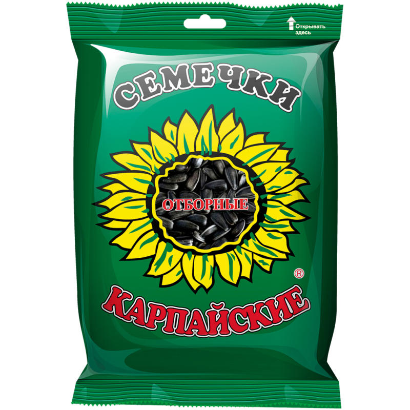 Geröstete schwarze Sonnenblumenkerne mit Schale,