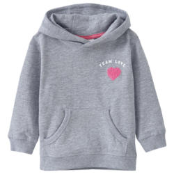 Kinder Hoodie mit Herz-Applikation (Nur online)