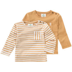 2 Baby Langarmshirts mit Brusttasche (Nur online)