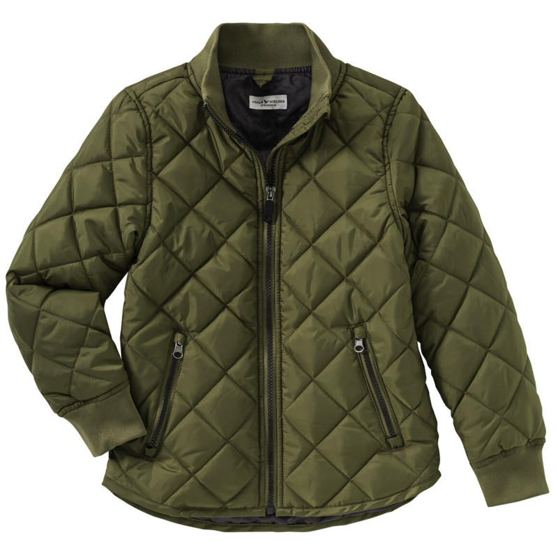 Jungen Steppjacke mit Rippkragen (Nur online)