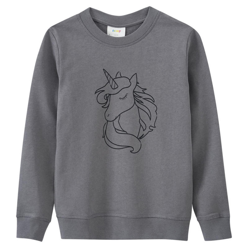 Mädchen Sweatshirt mit Einhorn-Print (Nur online)