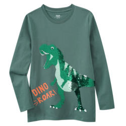 Jungen Langarmshirt mit Wendepailletten (Nur online)