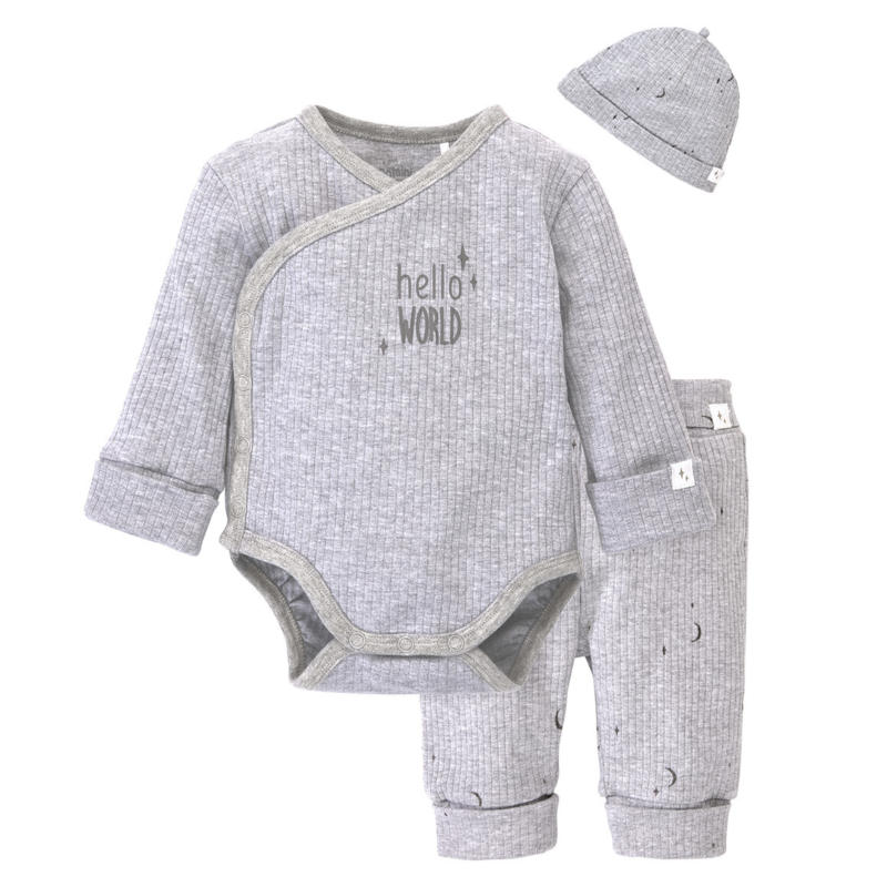 Newborn Wickelbody, Leggings und Mütze (Nur online)