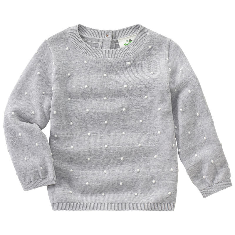 Baby Strickpullover mit Punkte-Allover (Nur online)