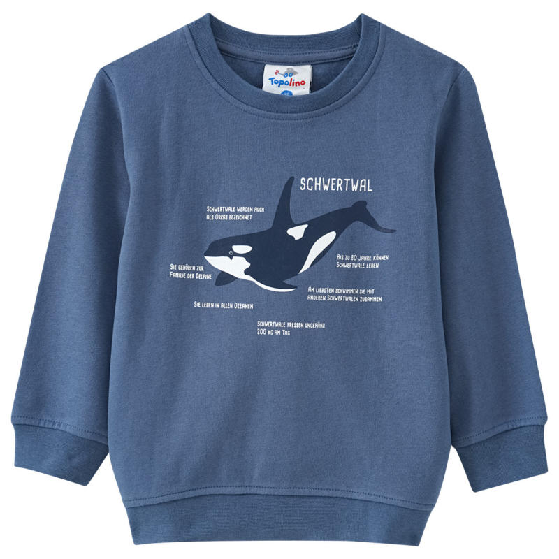 Kinder Sweatshirt mit Schwertwal-Motiv (Nur online)