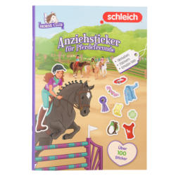 Schleich Stickerbuch mit Anziehstickern