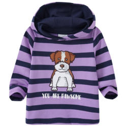 Mädchen Hoodie mit Hunde-Applikation (Nur online)