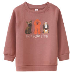 Mädchen Sweatshirt mit Hunde-Print (Nur online)