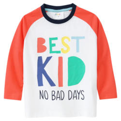 Jungen Langarmshirt mit Message-Print (Nur online)