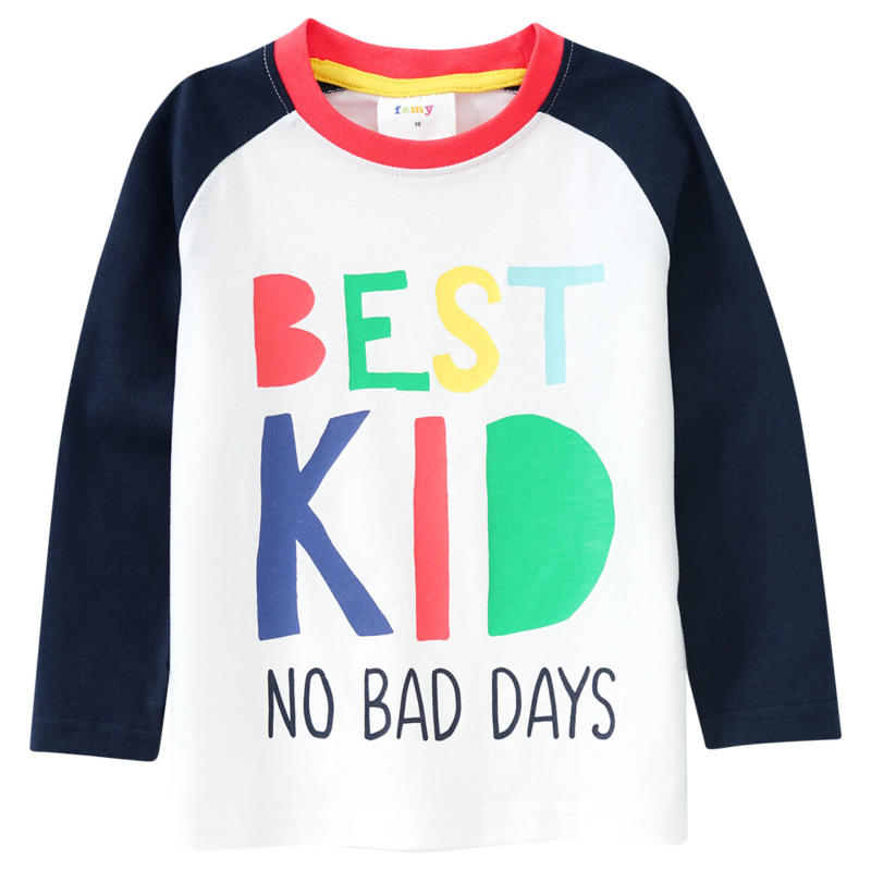 Jungen Langarmshirt mit Message-Print (Nur online)