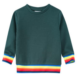 Kinder Sweatshirt mit bunten Akzenten (Nur online)