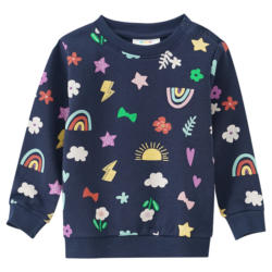 Baby Sweatshirt mit bunten Motiven allover (Nur online)