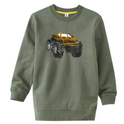 Jungen Sweatshirt mit Wendepailletten (Nur online)